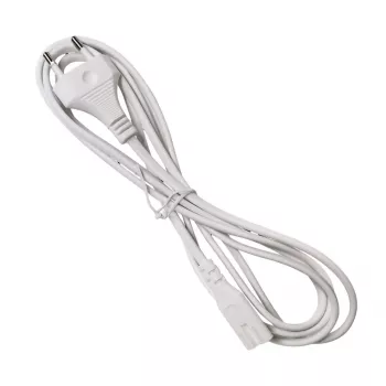 Cabo de alimentação TARGUS HJ4411WHEUX, 2 m, ficha de rede tipo C para IEC C7, branco