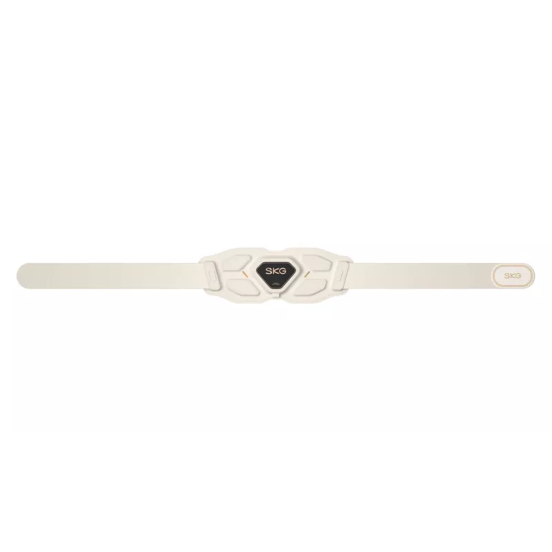Massajador de cintura SKG W9-Pro — alimentado por bateria 10 W, massagem por vibração e combinada, bateria integrada, branco