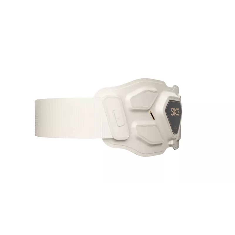 Massajador de cintura SKG W9-Pro — alimentado por bateria 10 W, massagem por vibração e combinada, bateria integrada, branco