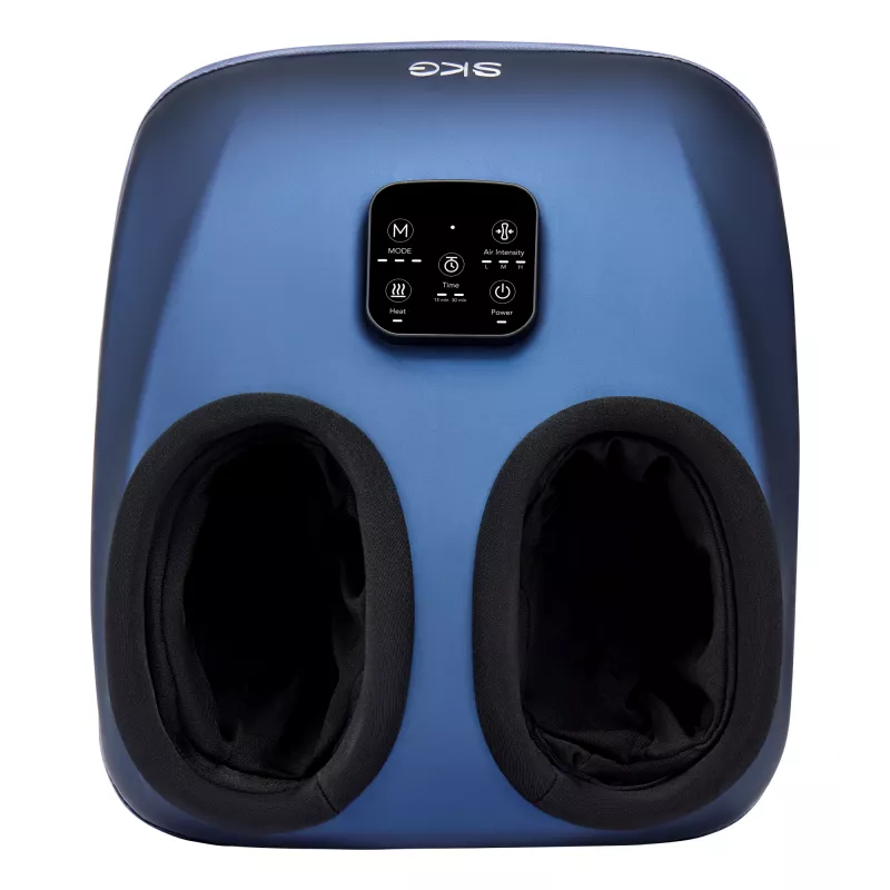 SKG YS100 – Cinzento, massagem por amassamento, pé, Cinzento, Plástico, Botões, 12 cabeças