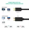 Ugreen 10202 Adaptador de cabo de vídeo 2 m DisplayPort HDMI Preto
