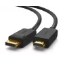 Adaptador de cabo de vídeo Ugreen 10239 1,5 m DisplayPort para HDMI Preto