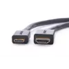 Cabo HDMI Ugreen 20137 Mini-HDMI Ficha para HDMI Conector fêmea Preto Dourado