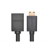 Cabo HDMI Ugreen 20137 Mini-HDMI Ficha para HDMI Conector fêmea Preto Dourado