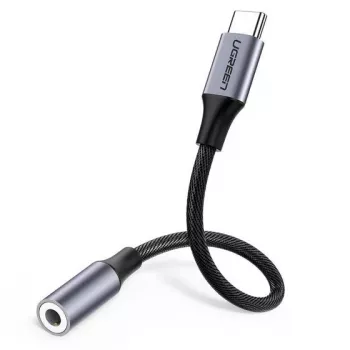 Cabo para telemóvel Ugreen 30632 USB-C para 3,5 mm Preto