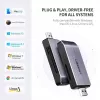 Leitor de cartões UGREEN 50541 USB 3.2 Gen 1 (3.1 Gen 1) — CF, SD, MicroSD, Memory Stick, Aço, 5000 Mbit/s