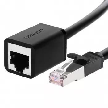 Cabo de rede UGREEN Cat6 2 m — RJ-45 para RJ-45, preto