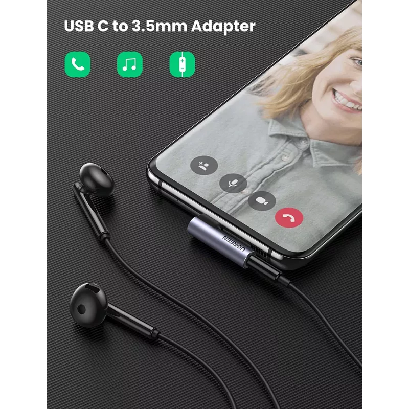 Ugreen AV154 preto, cinzento
