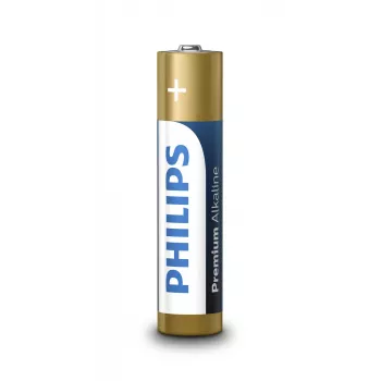 Pilha doméstica Philips Premium Alkaline LR03M4B/10 pilha descartável AAA