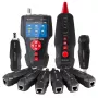 Testador de cabos LYNX CS TLCD88 — testador LCD para Cat3/Cat5E/Cat6 e deteção PoE