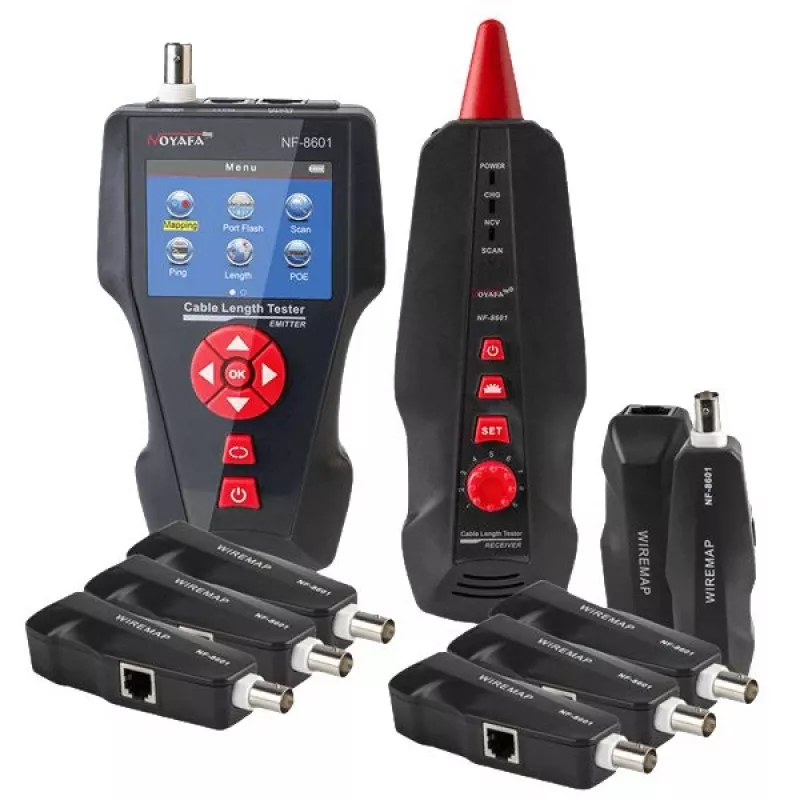 Testador de cabos LYNX CS TLCD88 — testador LCD para Cat3/Cat5E/Cat6 e deteção PoE