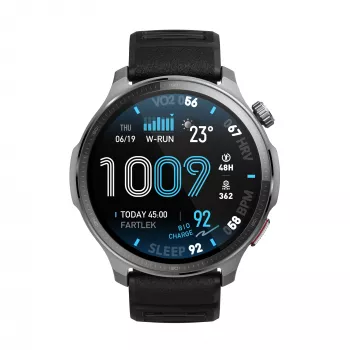 Amazfit Balance 2 XT 3,81 cm (1,5 polegadas) AMOLED digital 480 x 480 pixels ecrã tátil preto Wi-Fi GPS (satélite)
