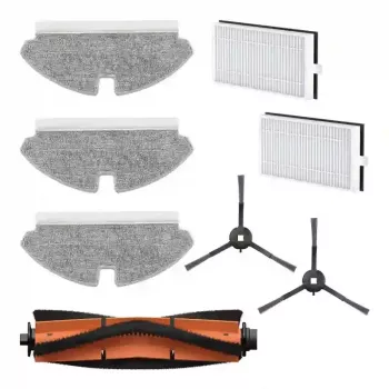 Conjunto de acessórios MOVA RAK36 para aspirador robô — 1 unid., inclui 2 filtros, cores: preto/cinzento/laranja/branco