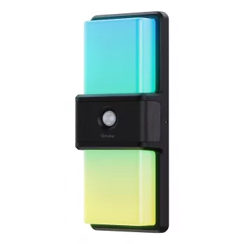 Aplique de parede exterior Govee H7078CD1 inteligente com mudança de cor RGB, controlo Wi-Fi/app
