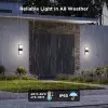 Aplique de parede exterior Govee H7078CD1 inteligente com mudança de cor RGB, controlo Wi-Fi/app