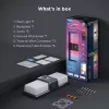 Aplique de parede exterior Govee H7078CD1 inteligente com mudança de cor RGB, controlo Wi-Fi/app