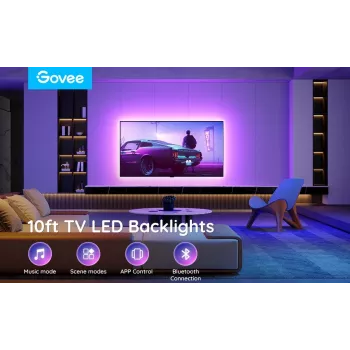 Fita LED de retroiluminação RGB Govee H6178 para televisores de 46–60 polegadas, modelo H61780A1