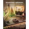 Fita de luzes de Natal LED Govee 20 m, iluminação decorativa para interior e exterior
