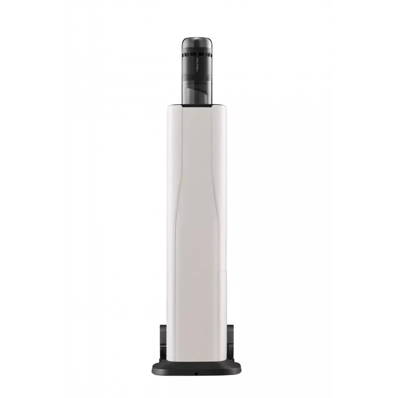 Aspirador de mão Roborock H60 Hub bateria seco HEPA sem saco preto, branco