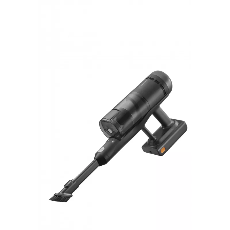 Aspirador de mão Roborock H60 Hub bateria seco HEPA sem saco preto, branco