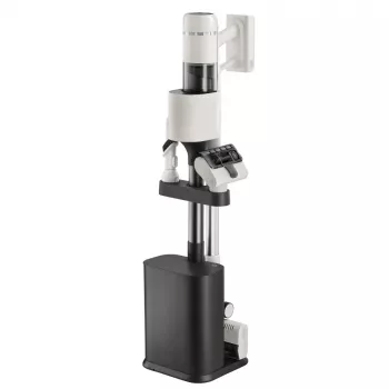 Aspirador vertical Roborock H60 Hub bateria seco HEPA sem saco preto, branco