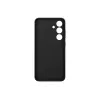Capa para telemóvel Samsung Vegan Leather Case para Galaxy S24, pele PU, preto, para ecrã de 6,2 polegadas