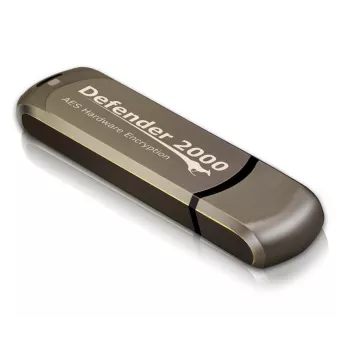 Kanguru 8GB Defender 2000 Pen Drive USB Type-A 2.0 Prateado
