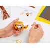 3M 136D Dispensador de Fita Adesiva Preto, Amarelo