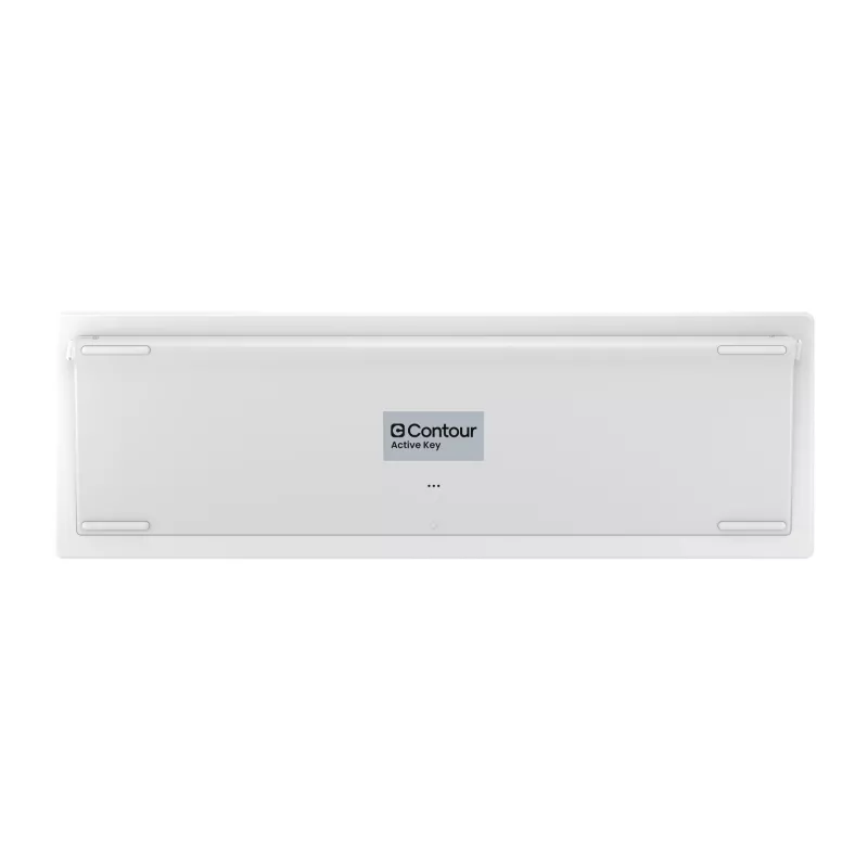 Contour Design Active Key Contour QuickClean Teclado Médico IP68 Tamanho Completo Sem Fios Branco PN C8112