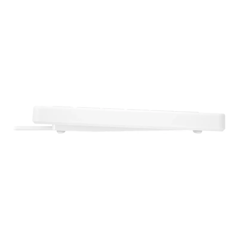 Contour Design Contour Active Key QuickClean Teclado Médico Cobertura Removível Tamanho Completo Com Fio Branco PN C8112