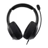 PDP LVL50 Headset Com Fio Arco de Cabeça Gaming Preto, Cinzento