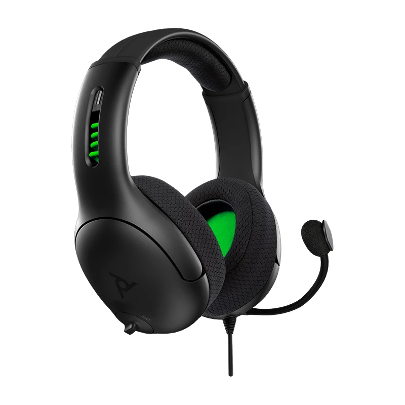 PDP LVL50 Headset Com Fio Arco de Cabeça Gaming Preto, Verde, Cinzento