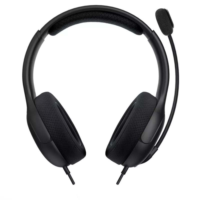 PDP LVL50 Headset Com Fio PS4 branco - Drivers de 50 mm, com fio, Com Fio, Gaming, Headset, Preto