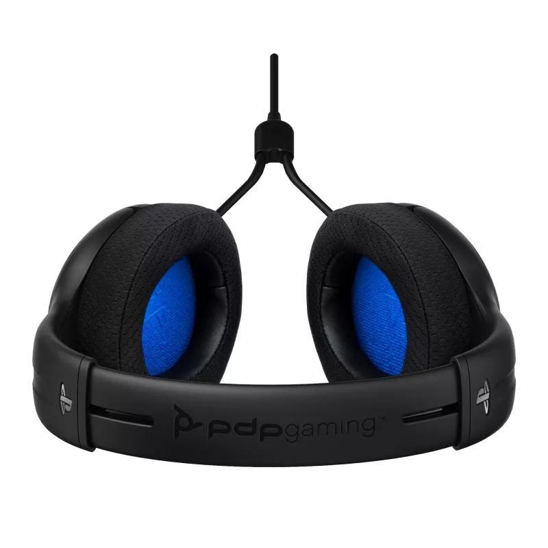 PDP LVL50 Headset Com Fio PS4 branco - Drivers de 50 mm, com fio, Com Fio, Gaming, Headset, Preto