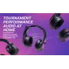Headset VICTRIX Gambit Wireless — com fio & sem fios, 20–20000 Hz, cabo de 2 m, 301 g, preto/roxo