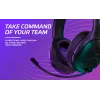 Headset VICTRIX Gambit Wireless — com fio & sem fios, 20–20000 Hz, cabo de 2 m, 301 g, preto/roxo