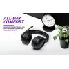 Headset VICTRIX Gambit Wireless — com fio & sem fios, 20–20000 Hz, cabo de 2 m, 301 g, preto/roxo