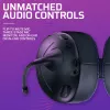 Headset VICTRIX Gambit Wireless — com fio & sem fios, 20–20000 Hz, cabo de 2 m, 301 g, preto/roxo