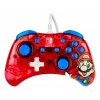 PDP Rock Candy: Mario Punch Vermelho, Comando USB Translúcido Analógico/Digital Nintendo Switch, Nintendo Switch Lite, Nintendo Switch OLED