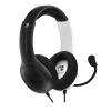 PDP LVL40 Headset Com Fio Headset Arco de Cabeça Gaming Preto, Branco