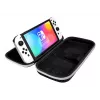 PDP Fina Deluxe: Preto & Branco Bolsa Rígida Nintendo Preto, Branco