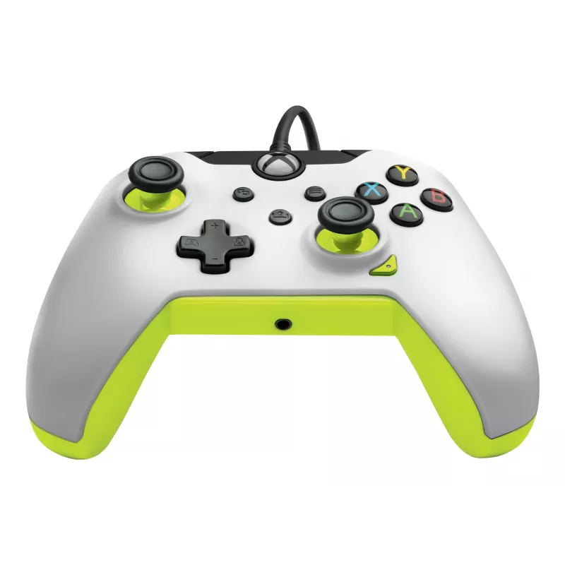PDP Comando Com Fio: Electric White - Xbox Series X|S, Xbox One, Xbox, Windows 10/11