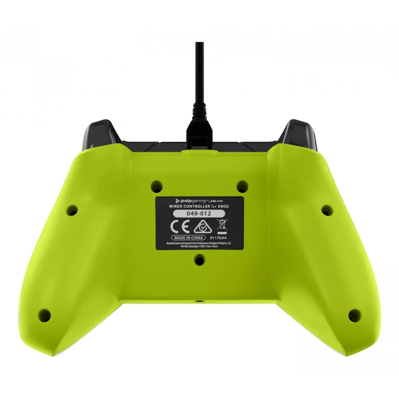 PDP Comando Com Fio: Electric White - Xbox Series X|S, Xbox One, Xbox, Windows 10/11