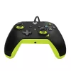 Comando PDP com fios Electric preto para Xbox Series X|S, Xbox One e Windows – USB-C, cabo de 2,43 m, D-Pad, botões Menu/Partilhar/Vista