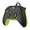 Comando PDP com fios Electric preto para Xbox Series X|S, Xbox One e Windows – USB-C, cabo de 2,43 m, D-Pad, botões Menu/Partilhar/Vista