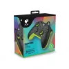 Comando PDP com fios Electric preto para Xbox Series X|S, Xbox One e Windows – USB-C, cabo de 2,43 m, D-Pad, botões Menu/Partilhar/Vista