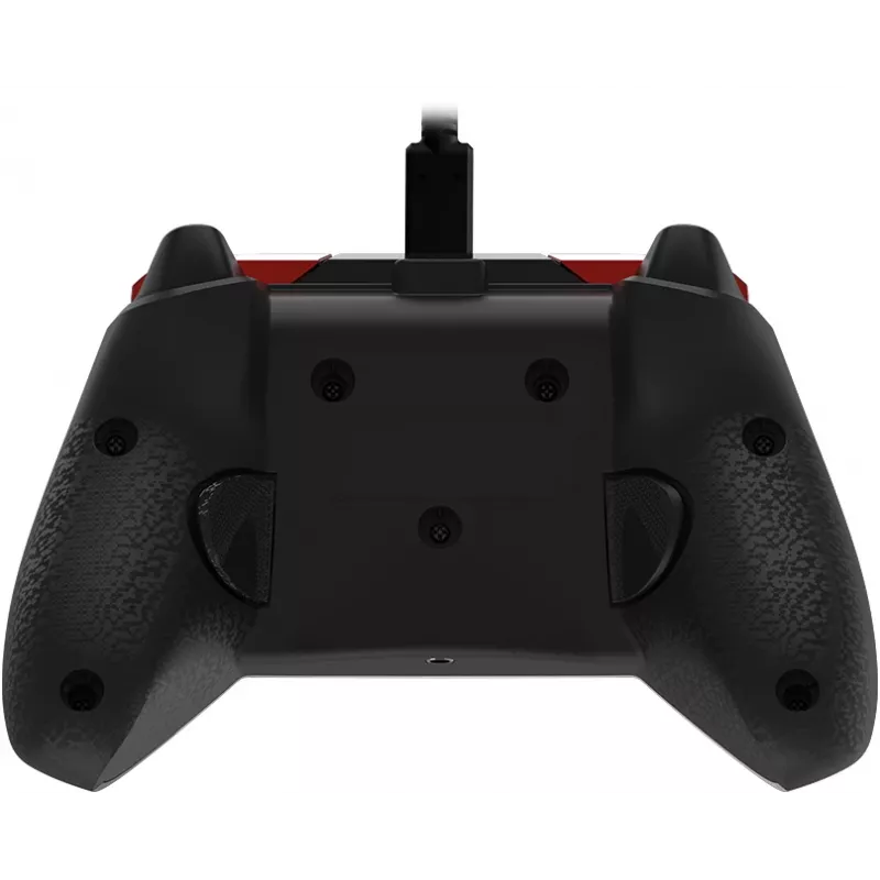 Comando PDP Rematch Advanced – comando com fios USB-C para PC, Xbox One, Xbox Series X|S – preto/vermelho/branco, cabo de 2,43 m