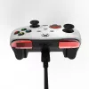 Comando PDP Rematch Advanced – comando com fios USB-C para PC, Xbox One, Xbox Series X|S – preto/vermelho/branco, cabo de 2,43 m