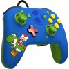 Comando com fios PDP REMATCH: Yoshi & Toad, comando, Nintendo Switch, Nintendo Switch OLED, D-pad, botão Home, analógico/digital, com fios, USB