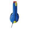 Headset PDP LVL40 com fios de arco azul, vermelho